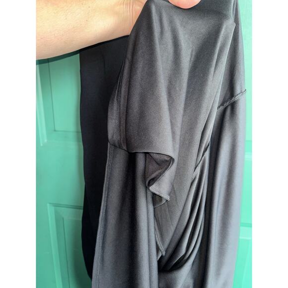 Lulus medium black formal Maxi Dress new *2 tiny fabric picks* - Picture 13 of 15